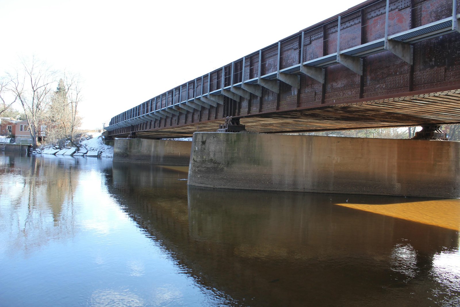 Looking south